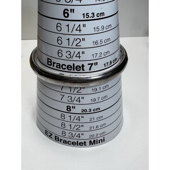 Vintage Tiffany & Co. 925 Sterling Silver Hinged Bangle Bracelet 7 1/4” Classic - Picture 9 of 9